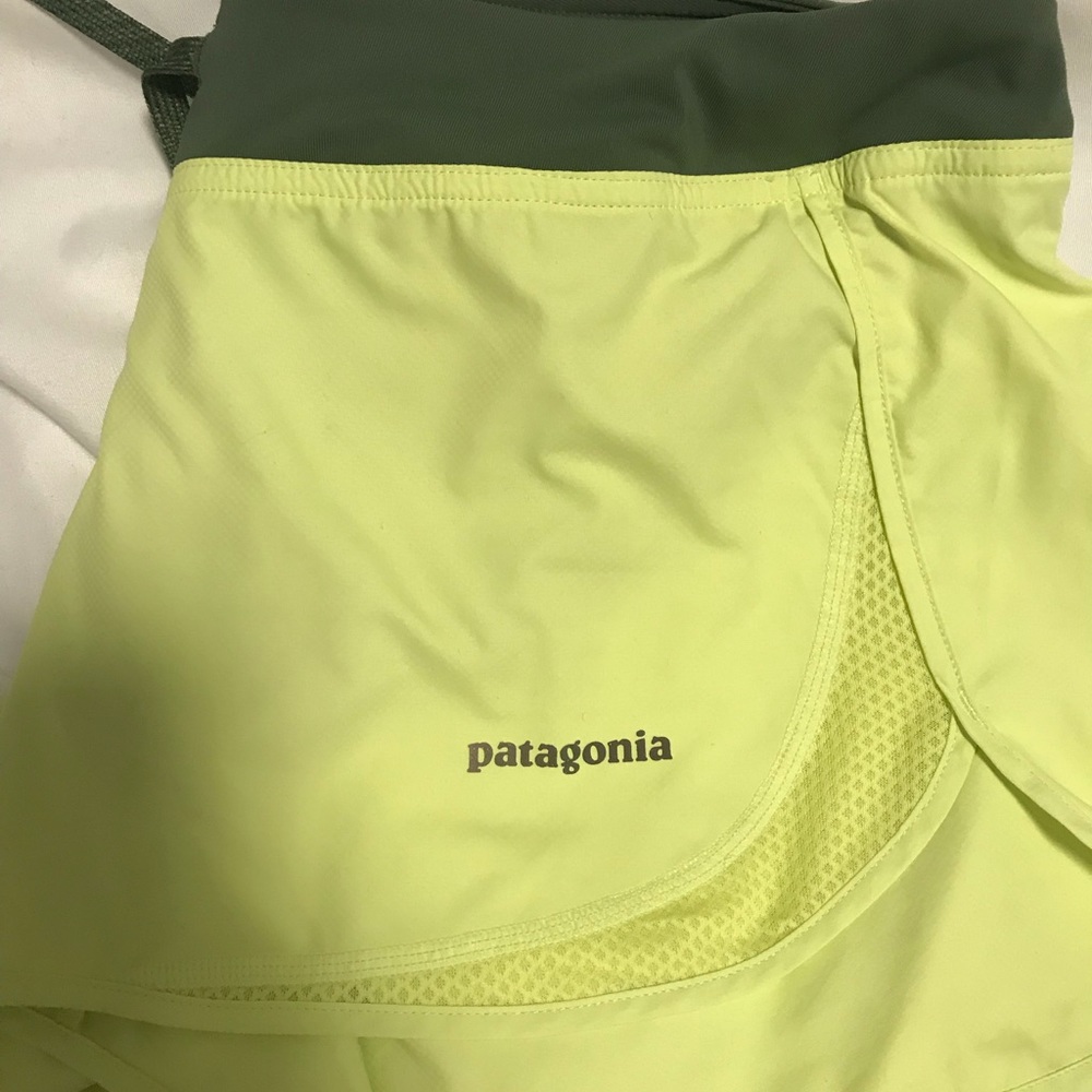 Green Patagonia Running Shorts
